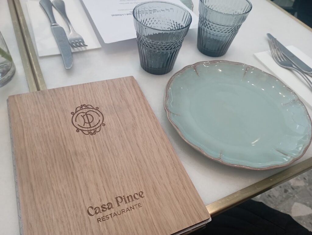 carta cena Casa Pince Restaurante