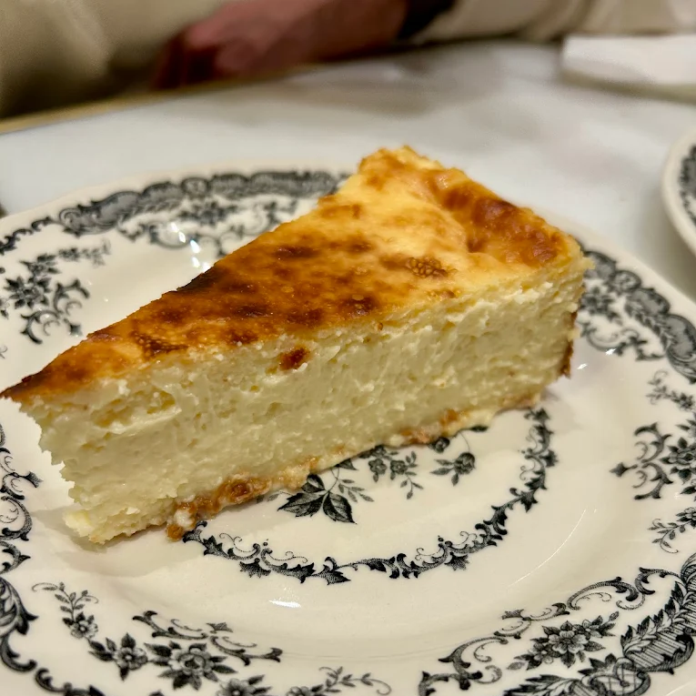 Tarta de Queso de Casa Pince restaurante en el gotico de barcelona