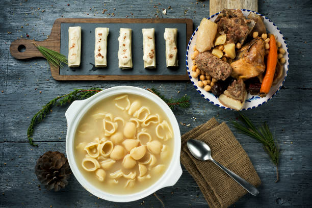 Escudella i Carn d’Olla tipica comida de navidad en Cataluña