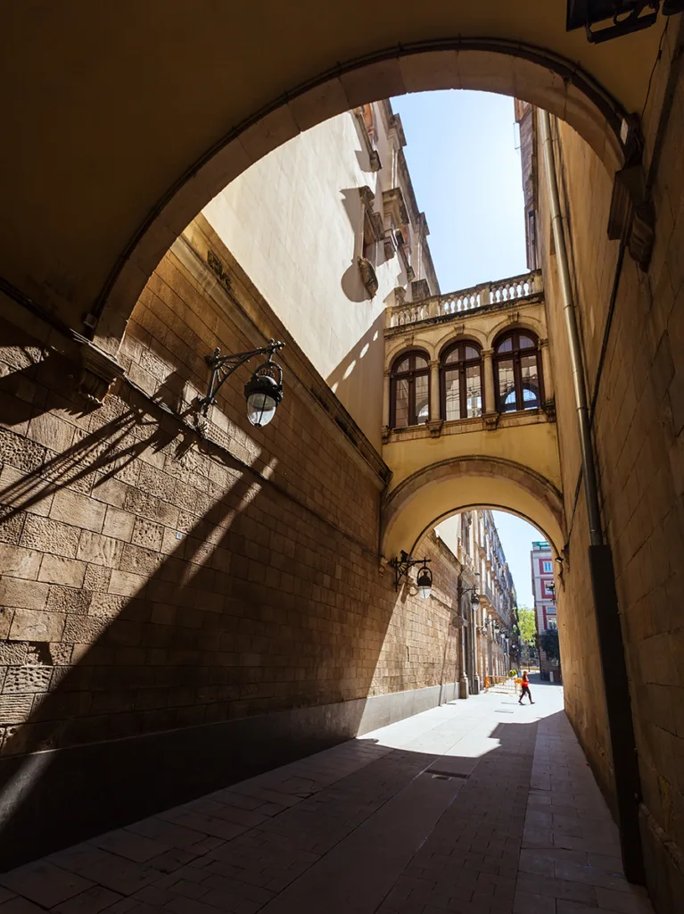 Gothic Quarter passage in Barcelona